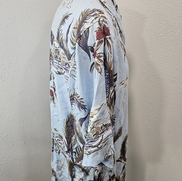 Gotcha Sport Vintage Hawaiian button-down short-sleeve men's medium - Picture 5 of 8